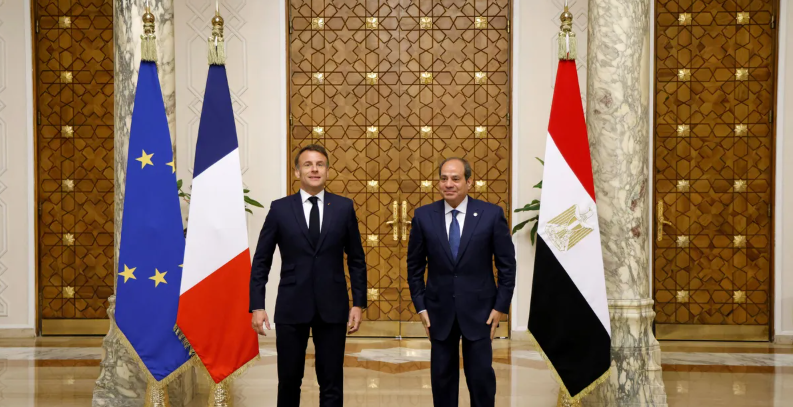 فلسطين – وشدد الرئيسان السيسي وماكرون على ضرورة التنفيذ الكامل لاتفاق وقف إطلاق النار في غزة