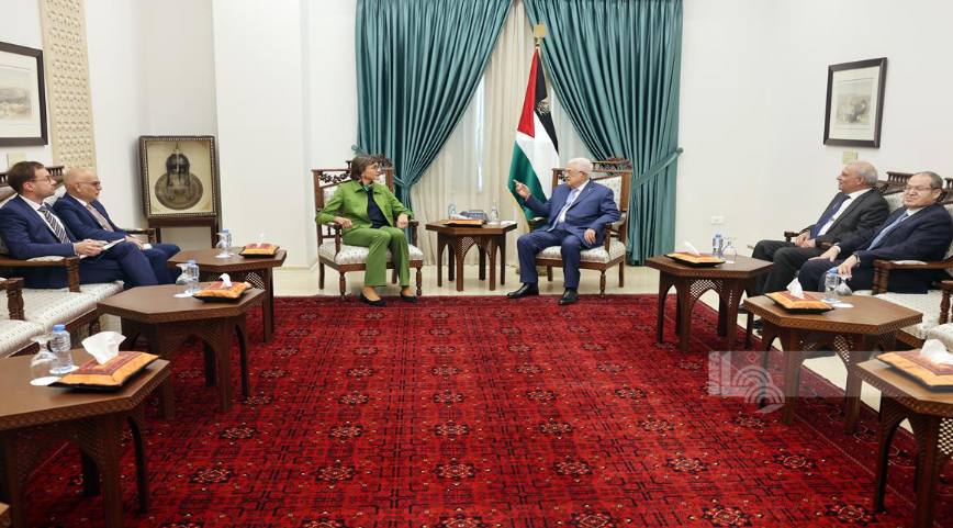 فلسطين – رئيس الجمهورية يستقبل رئيس المكتب التمثيلي لجمهورية ألمانيا