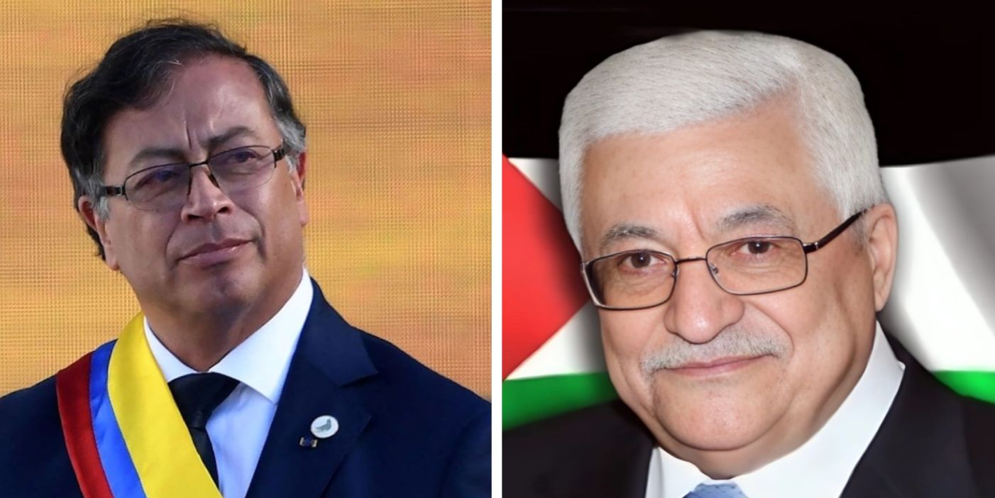 فلسطين – الرئيس يجتمع مع نظيره الكولومبي