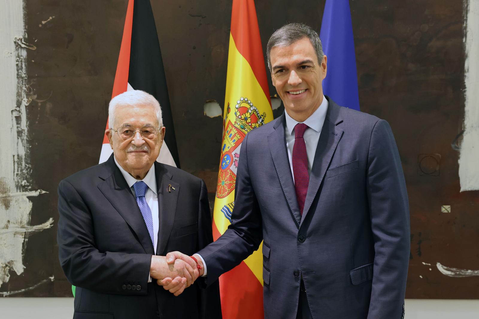 فلسطين – الرئيس يلتقي رئيس الوزراء الإسباني