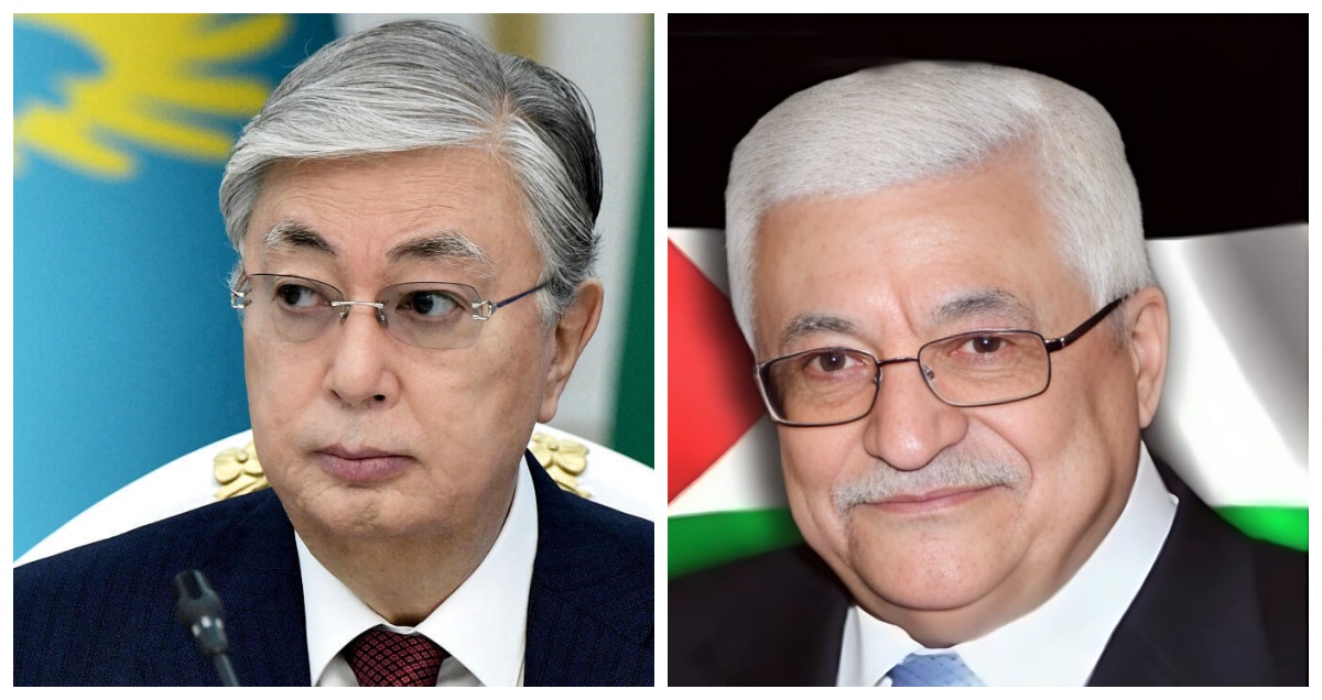 فلسطين – الرئيس يتلقى اتصالا هاتفيا من نظيره الكازاخستاني
