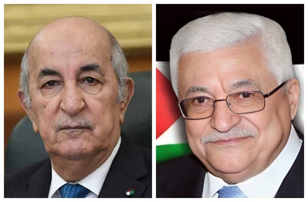 فلسطين – وشكر الرئيس نظيره الجزائري على دعمه لشعبنا الفلسطيني وقضيته العادلة