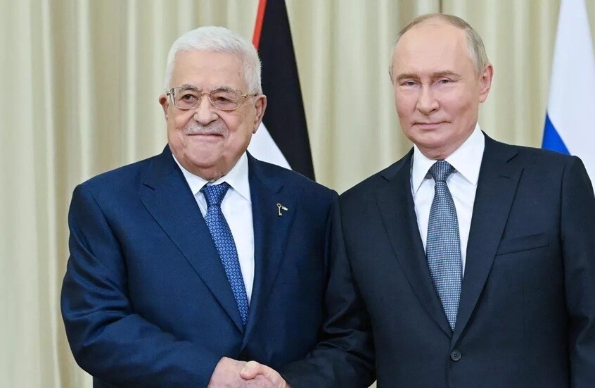 فلسطين – لقاء قمة بين الرئيس محمود عباس والرئيس الروسي بوتين يناقش آخر التطورات السياسية