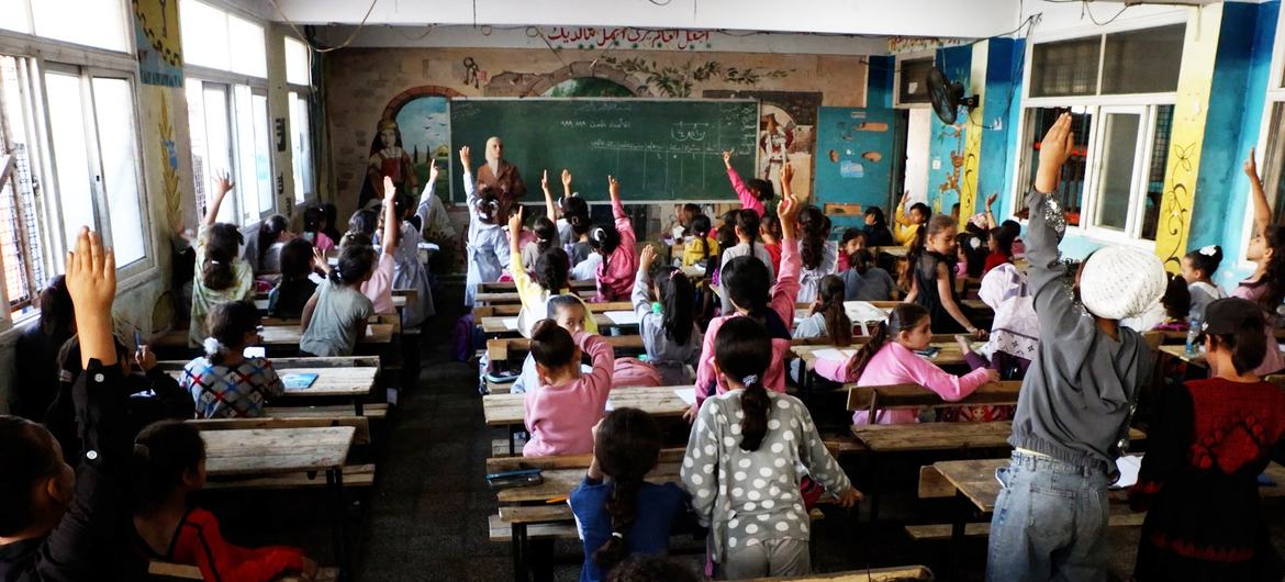 فلسطين – حملة ضخمة للعودة إلى التعلم في غزة تشمل 336,000 طفل