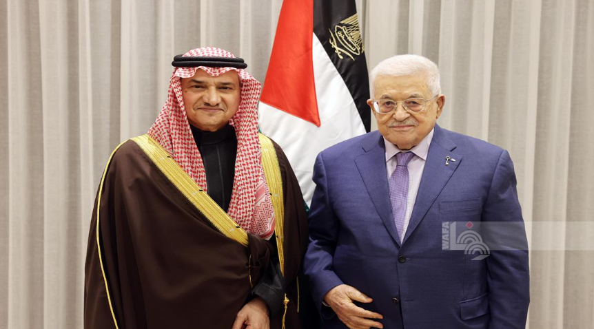 فلسطين – الرئيس يقبل أوراق اعتماد سفير المملكة العربية السعودية لدى دولة فلسطين