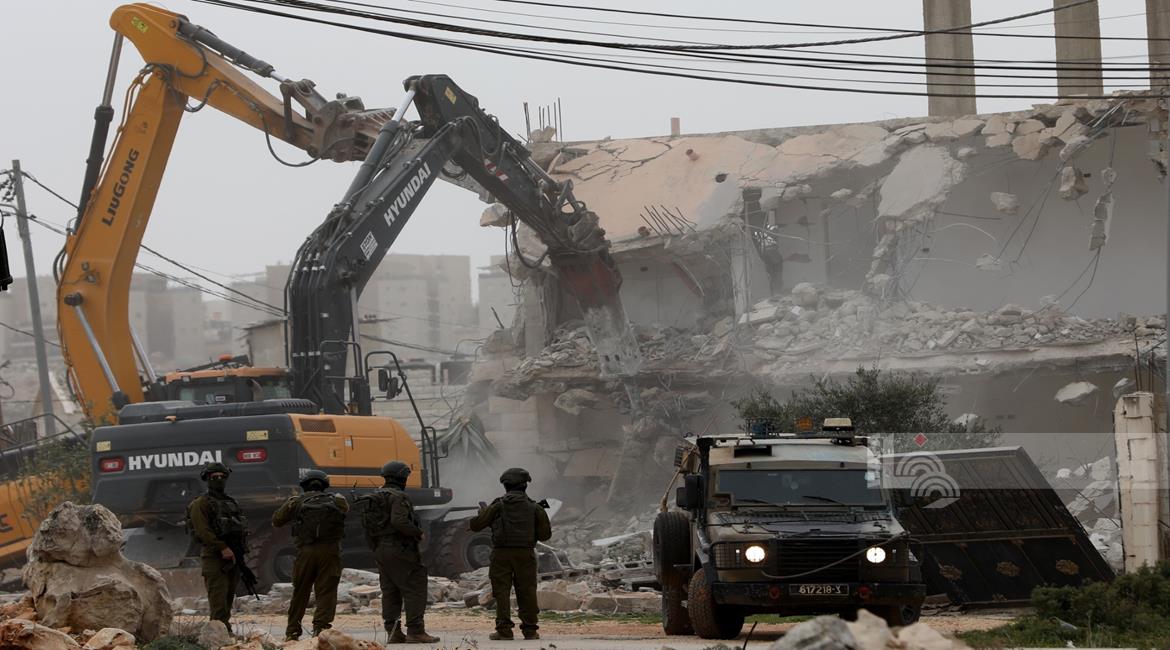 فلسطين – إخطار قوات الاحتلال بوقف البناء في أربعة منازل في كيسان شرق بيت لحم