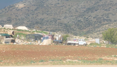 فلسطين – تهجير ثلاث عائلات قسرياً من عاطوف جنوب شرق طوباس