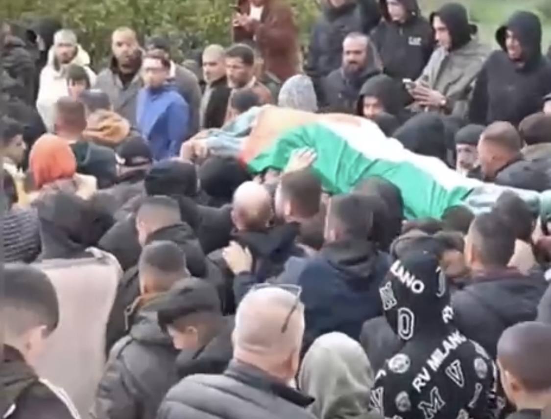 فلسطين – تشييع الشهيد أبو قبيطة في يطا جنوب الخليل