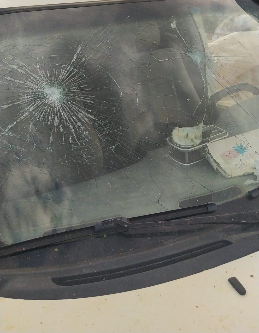 فلسطين – مستوطنون يعتدون على مركبة مواطن في الأغوار الشمالية