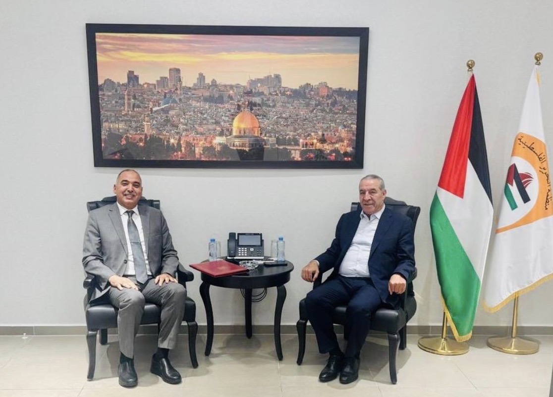 الشيخ يستقبل سفير المغرب لدى فلسطين